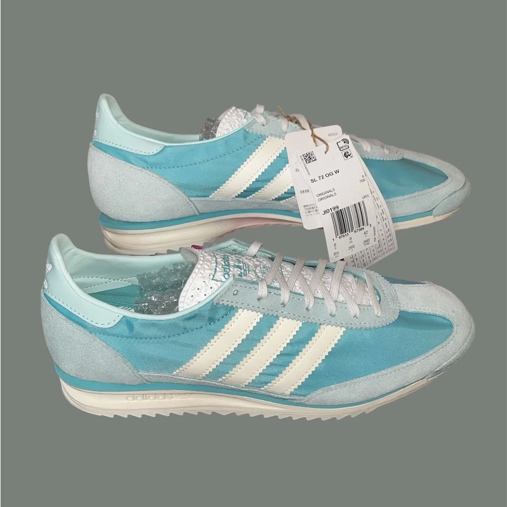*new* Adidas Women's SL 72 Sneakers - Easy Mint - Picture 2 of 13